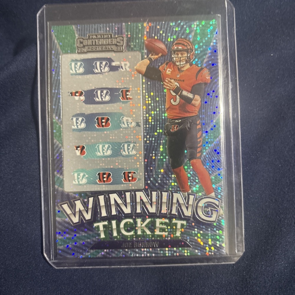 2023 Panini‎ Contenders Winning Ticket Sparkle Bengals QB Joe Burrow
